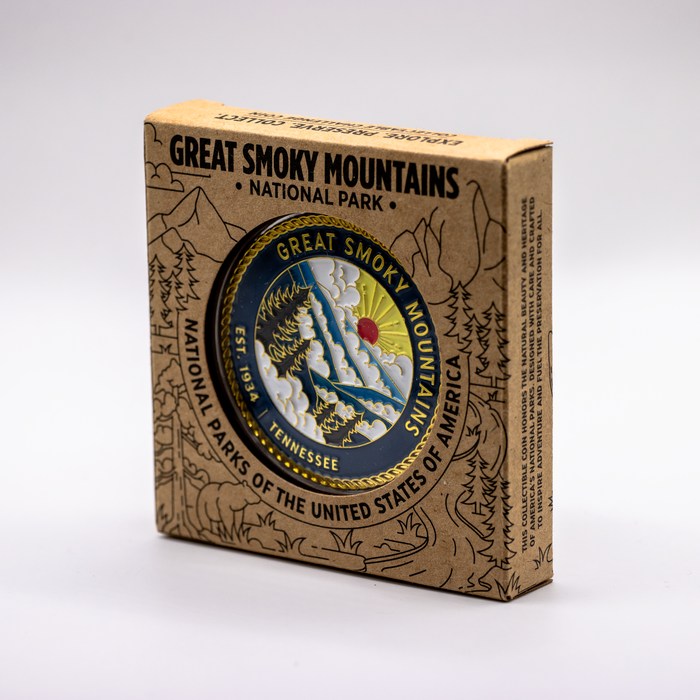 Great Smoky Mountains National Park Challenge Coin