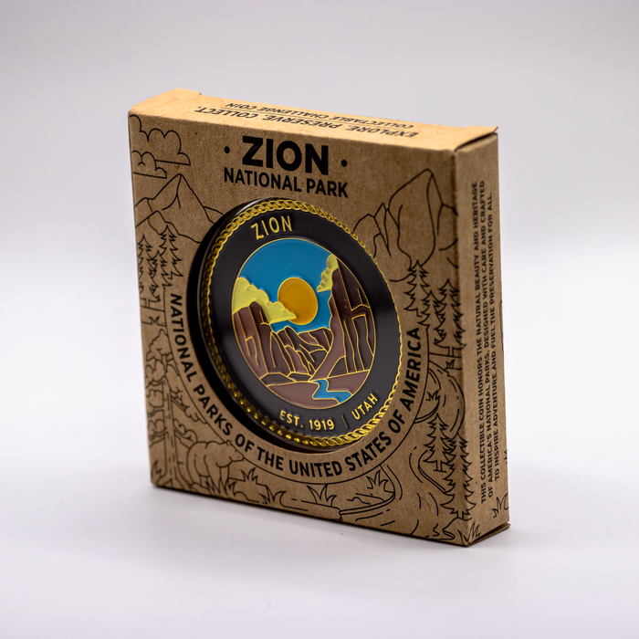Zion National Park Challenge Coin